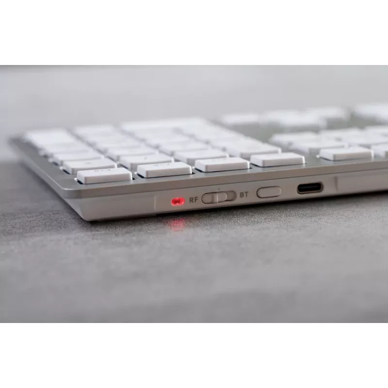 CHERRY KW 9100 plāns FOR MAC tastatūra Universāla USB + Bluetooth QWERTZ Vācu Sudraba