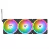 THERMALTAKE datora dzesēšanas ventilators - SWAFAN EX14 ARGB Sync TT Premium Edition - 14cm - melns - 3 gab. iepakojumā