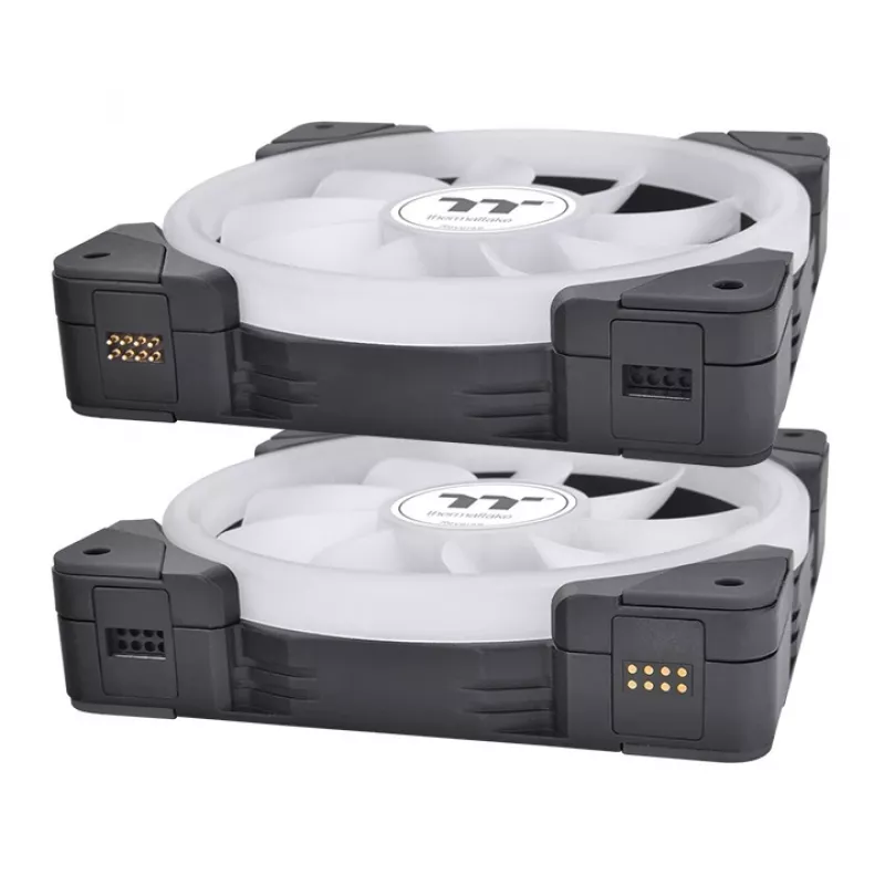 THERMALTAKE datora dzesēšanas ventilators - SWAFAN EX14 ARGB Sync TT Premium Edition - 14cm - melns - 3 gab. iepakojumā