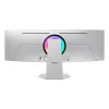 Samsung G95SC datora monitors 124,5 cm (49 colli) 5120 x 1440 pikseļi Dual QHD OLED Sudrabs