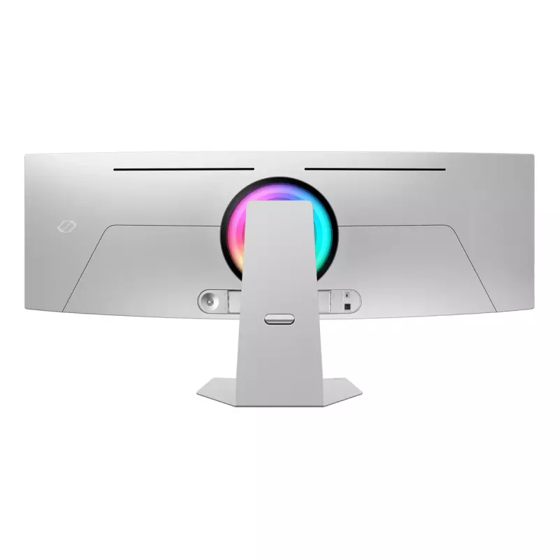 Samsung G95SC datora monitors 124,5 cm (49 colli) 5120 x 1440 pikseļi Dual QHD OLED Sudrabs