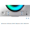 Samsung G95SC datora monitors 124,5 cm (49 colli) 5120 x 1440 pikseļi Dual QHD OLED Sudrabs