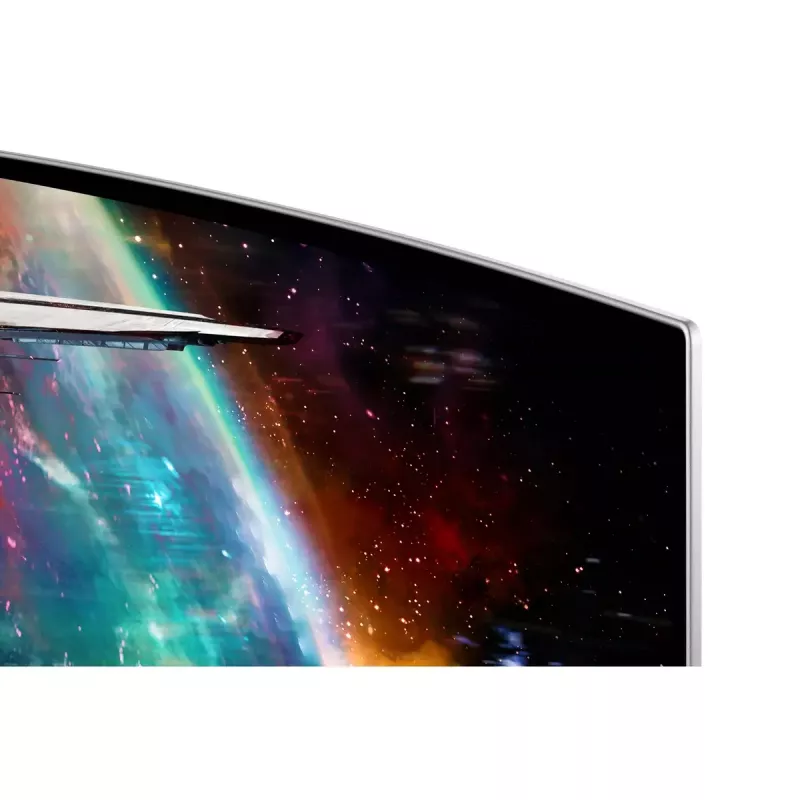 Samsung G95SC datora monitors 124,5 cm (49 colli) 5120 x 1440 pikseļi Dual QHD OLED Sudrabs