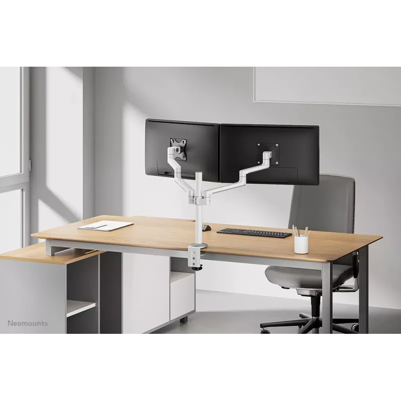 Neomounts DS60-425WH2 monitora svira 17-27 collas - vietu taupoša