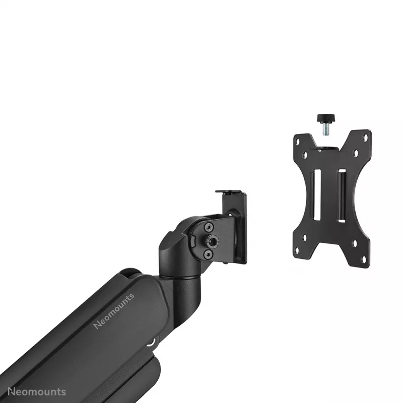 Neomounts DS70PLUS-450BL1 monitora plecs 17-49 collas - gāzes atspere - augšējā stiprinājums - 180° pietura