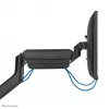 Neomounts DS70PLUS-450BL1 monitora plecs 17-49 collas - gāzes atspere - augšējā stiprinājums - 180° pietura