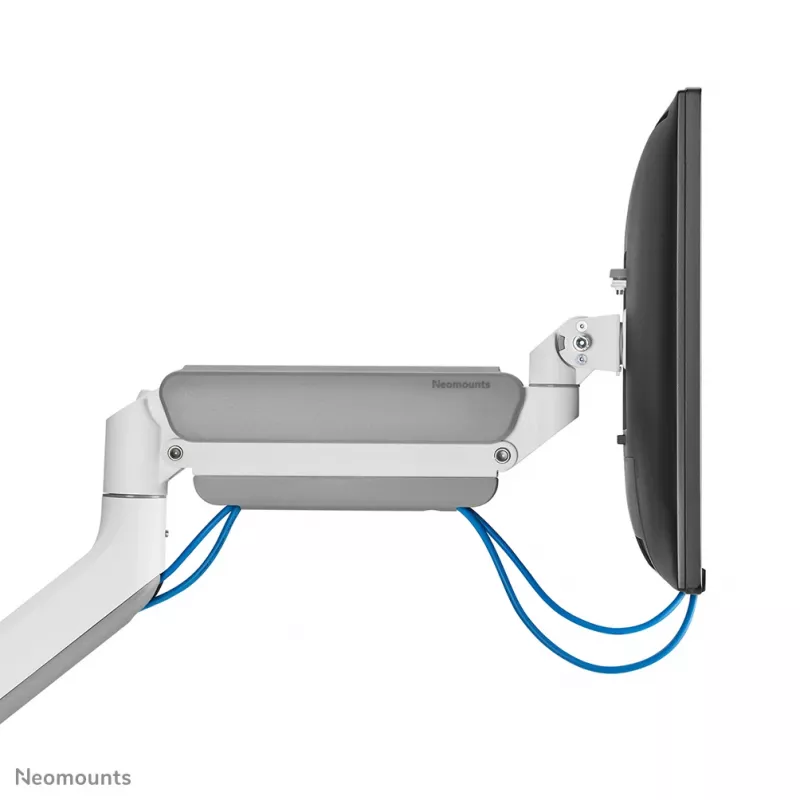 Neomounts DS70PLUS-450WH1 Monitora statīvs 17-49 collas - gāzes atspere - galda stiprinājums - 180° apturēšanas mehānisms