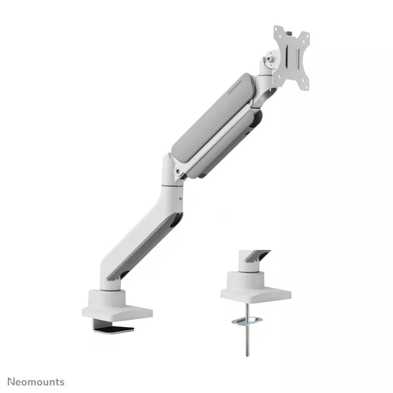 Neomounts DS70PLUS-450WH1 Monitora statīvs 17-49 collas - gāzes atspere - galda stiprinājums - 180° apturēšanas mehānisms