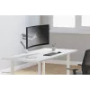 Neomounts DS70PLUS-450WH1 Monitora statīvs 17-49 collas - gāzes atspere - galda stiprinājums - 180° apturēšanas mehānisms