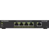 NETGEAR 5-Portu Gigabit Ethernet PoE+ Plus slēdzis (GS305EP) - Pārvaldāms L2/L3 Gigabit Ethernet (10/100/1000) ar Power over Ethernet (PoE) melns