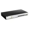 D-Link DGS-1210-10MP Pārvaldāms L2 Gigabitu Ethernet (10/100/1000) Power over Ethernet (PoE) Melns, Pelēks