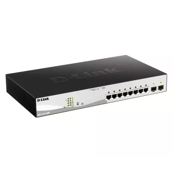 D-Link DGS-1210-10MP Pārvaldāms L2 Gigabitu Ethernet (10/100/1000) Power over Ethernet (PoE) Melns, Pelēks