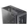 PC Midi Tower korpuss XILENCE XG151 — melns, atbalsta ATX/Micro-ATX/Mini-ITX, apakšējais barošanas bloks, 2x 3,5 collu + 4x 2,5 collu nodalījumi