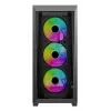 PC Midi Tower korpuss XILENCE XG151 — melns, atbalsta ATX/Micro-ATX/Mini-ITX, apakšējais barošanas bloks, 2x 3,5 collu + 4x 2,5 collu nodalījumi