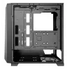 PC Midi Tower korpuss XILENCE XG151 — melns, atbalsta ATX/Micro-ATX/Mini-ITX, apakšējais barošanas bloks, 2x 3,5 collu + 4x 2,5 collu nodalījumi