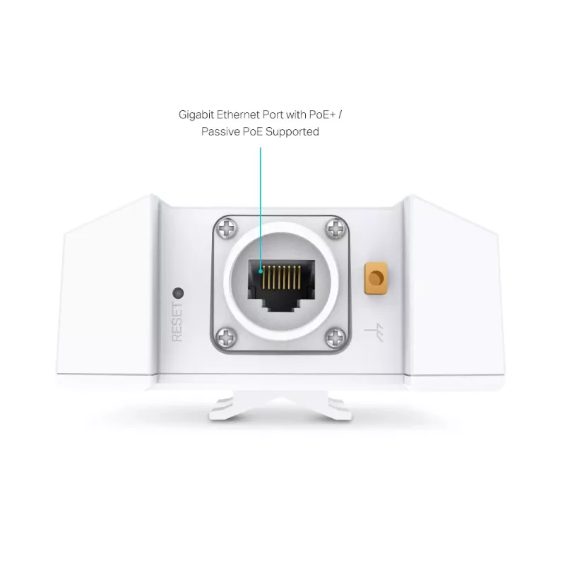 TP-Link Omada AX3000 iekštelpu/ārtelpu WiFi 6 piekļuves punkts, 2,4 GHz, 5 GHz, 3000 Mbit/s, WPA, WPA-Enterprise, WPA2, WPA2-Enterprise, WPA3, WPA3-Enterprise, 10,100,1000 Mbit/s
