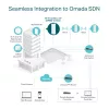 TP-Link Omada AX3000 iekštelpu/ārtelpu WiFi 6 piekļuves punkts, 2,4 GHz, 5 GHz, 3000 Mbit/s, WPA, WPA-Enterprise, WPA2, WPA2-Enterprise, WPA3, WPA3-Enterprise, 10,100,1000 Mbit/s
