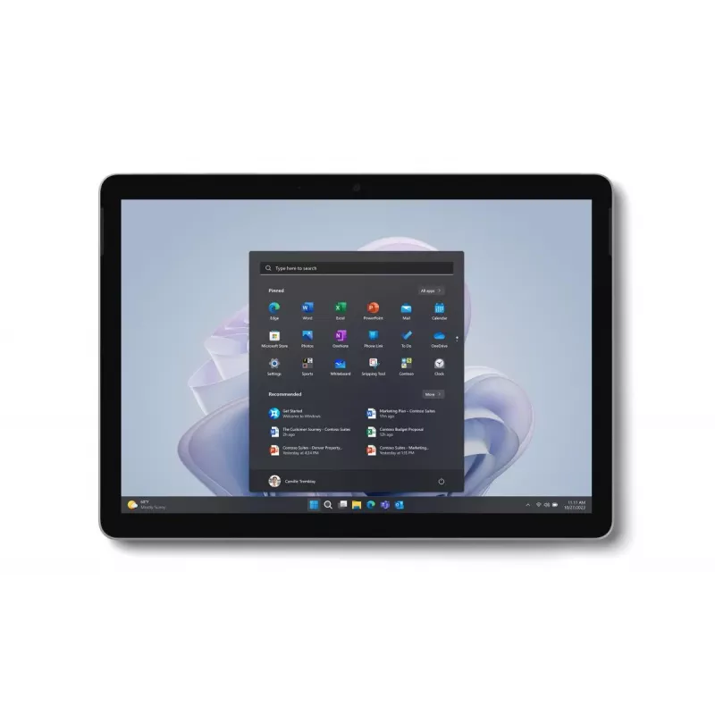 MICROSOFT Surface Go 4 - 10.5 collas skārienekrāns - Intel N200 - 8GB RAM - 64GB SSD - Win11 Pro - Platīns - Uhd Graphics
