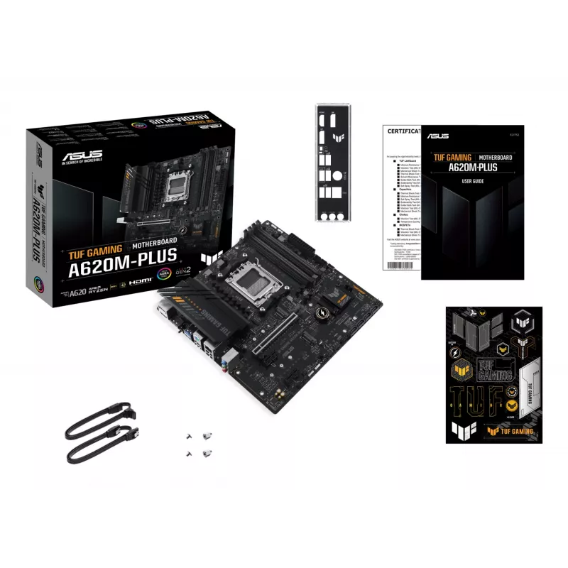 Mātesplate ASUS TUF GAMING A620M-PLUS AMD A620 Ligzda AM5 micro ATX