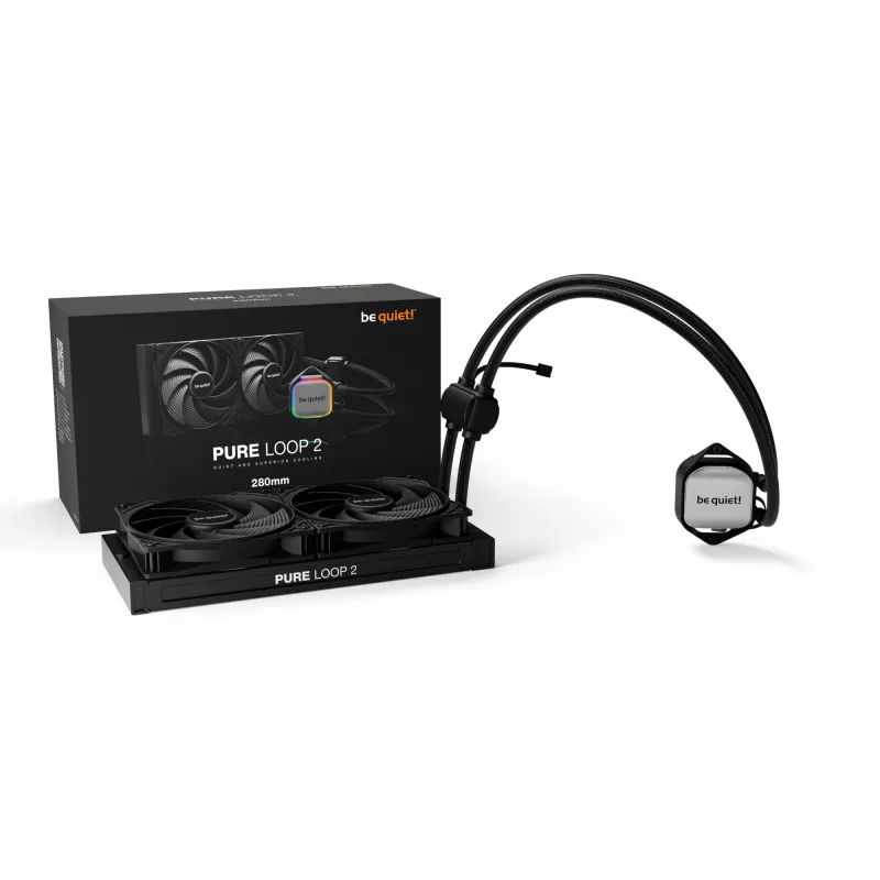 be quiet Pure Loop 2 | 280mm procesora universāls šķidruma dzesētājs 14 cm melns 1 gab.