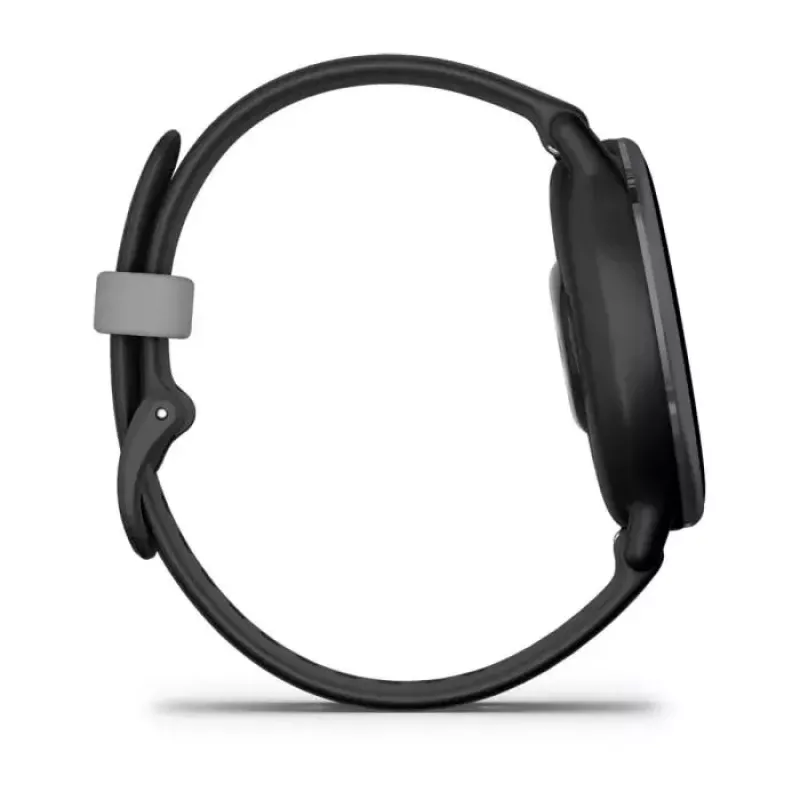 Smartwatch GARMIN Vivoactive 5 Melns — 42 mm korpuss, AMOLED 1,2 collas, GPS/GLONASS/Galileo, 5 ATM, optiskais pulsa mērītājs, SpO2, 11 dienu akumulators