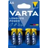 VARTA Battery Longlife Power Mignon AA LR06 1x4