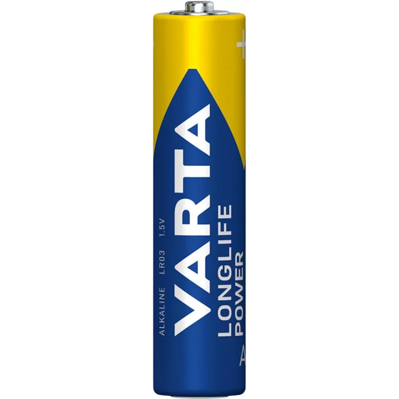 VARTA Battery Longlife Power Micro AAA LR03 1x4