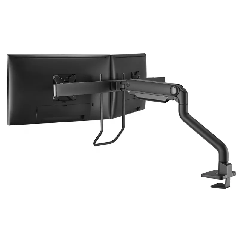 Neomounts DS75S-950BL2 monitora statīvs 17-32 collas - gāzes atspere - Topfix - 180° aptura