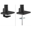 Neomounts DS75S-950BL2 monitora statīvs 17-32 collas - gāzes atspere - Topfix - 180° aptura
