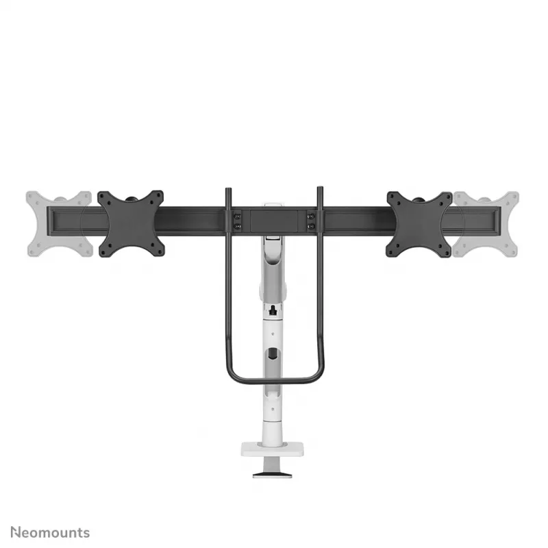 Neomounts DS75S-950WH2 monitora statnis 17-32 collas - gāzes atspere - augšējā stiprinājums - 180° apturēšana