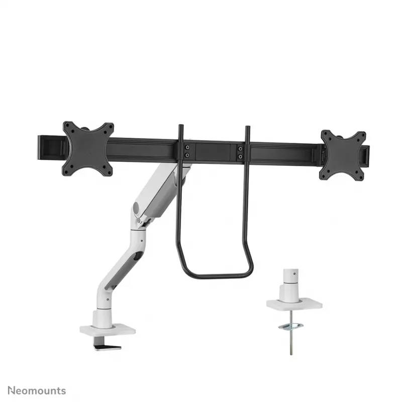 Neomounts DS75S-950WH2 monitora statnis 17-32 collas - gāzes atspere - augšējā stiprinājums - 180° apturēšana