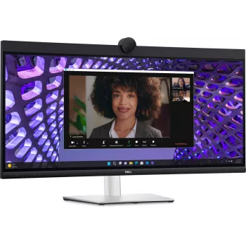 DELL P Series P3424WEB datora monitors 86,7 cm (34,1 colli) 3440 x 1440 pikseļi 4K Ultra HD LCD Melns
