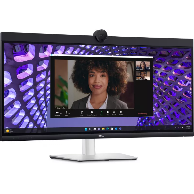 DELL P Series P3424WEB datora monitors 86,7 cm (34,1 colli) 3440 x 1440 pikseļi 4K Ultra HD LCD Melns