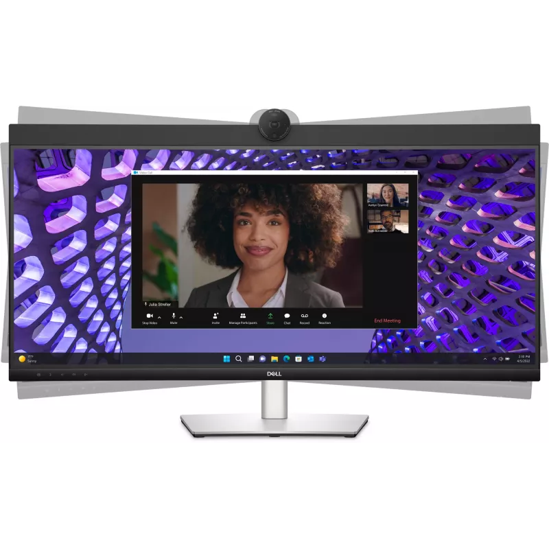 DELL P Series P3424WEB datora monitors 86,7 cm (34,1 colli) 3440 x 1440 pikseļi 4K Ultra HD LCD Melns