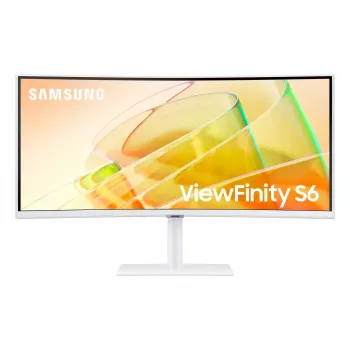 Samsung S65TC datora monitors 86,4 cm (34 collas) 3440 x 1440 pikseļi UltraWide Quad HD LED balta krāsa