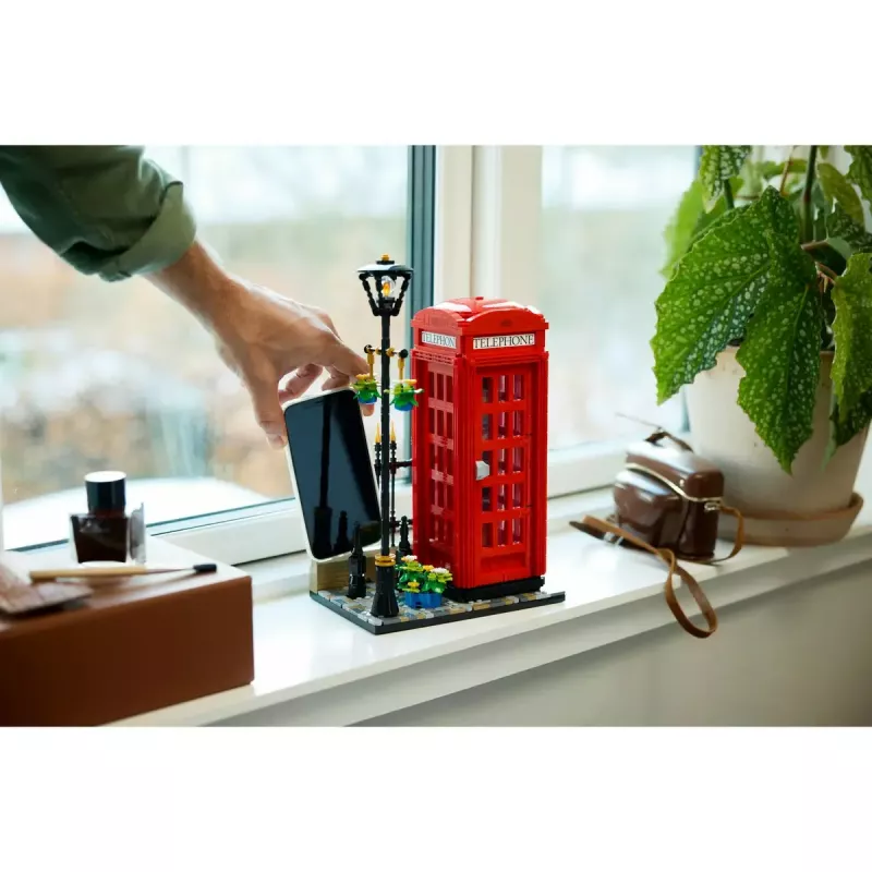 Konstruktors LEGO Red London Telephone Box 21347 – modulārs kolekcionējams komplekts, 1460 detaļas, 18+