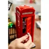 Konstruktors LEGO Red London Telephone Box 21347 – modulārs kolekcionējams komplekts, 1460 detaļas, 18+