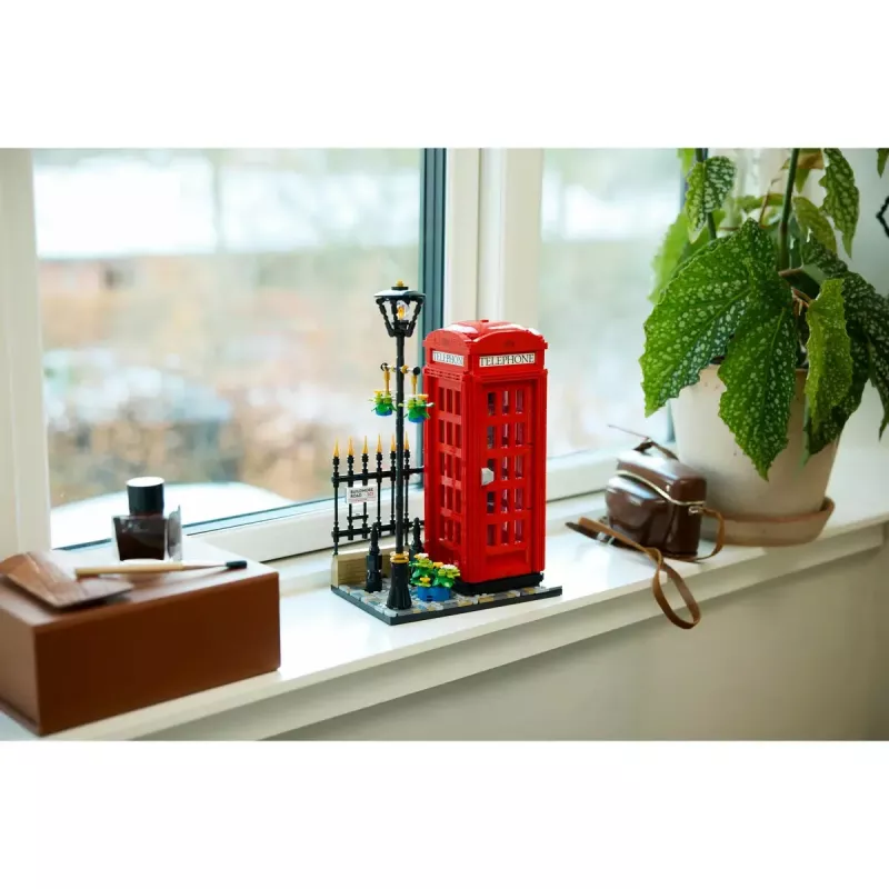 Konstruktors LEGO Red London Telephone Box 21347 – modulārs kolekcionējams komplekts, 1460 detaļas, 18+