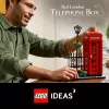 Konstruktors LEGO Red London Telephone Box 21347 – modulārs kolekcionējams komplekts, 1460 detaļas, 18+