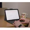 LOGITECH Combo Touch for iPad (10th gen) - Oxford pelēka - German Qwertz