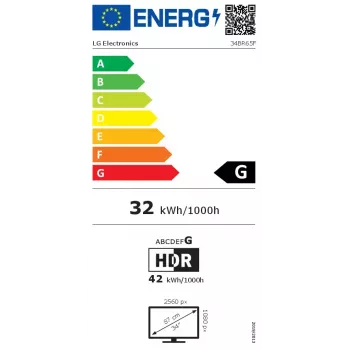 LG 34BR65F-B datora monitors 86,4 cm (34 collas) 2560 x 1080 pikseļi WFHD LCD melns
