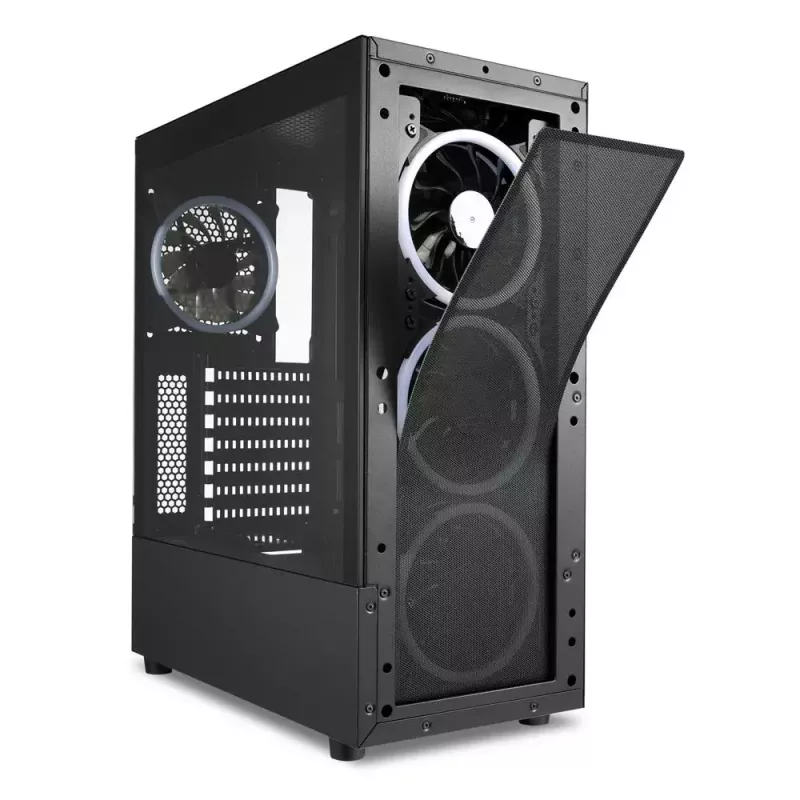 PC Case Sharkoon TK5M RGB ATX Desktop Melns