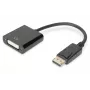 DIGITUS ASSMANN DisplayPort adaptera kabelis, DP - DVI (24+5) M/F, 15cm ar bloķēšanu, DP 1.2 saderīgs, CE melns