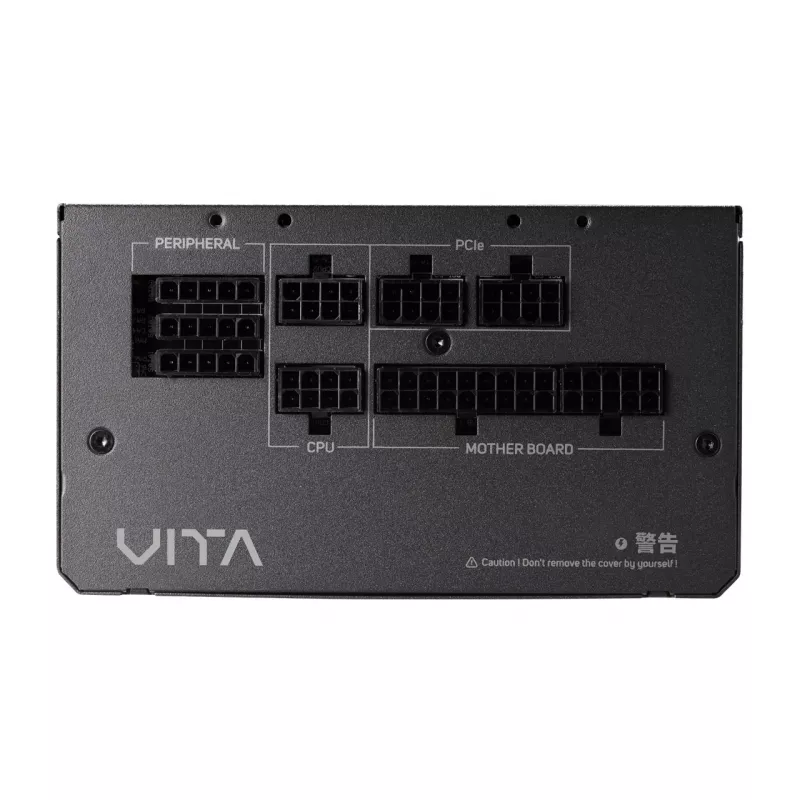 FSP VITA GM 1000W barošanas bloks ATX ATX3.1 Melns, 1000 W, 100 - 240 V, 50/60 Hz, 12-6 A, Active, 100 W