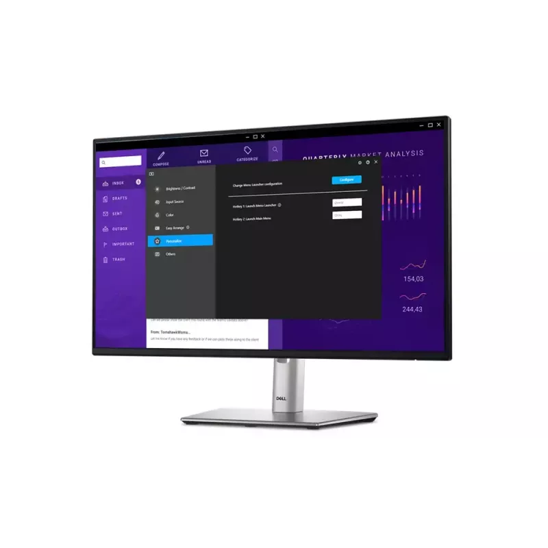 DELL Pro Plus P2425HE datora monitors 60,5 cm (23,8 colli) 1920 x 1080 pikseļi Full HD LCD Melns