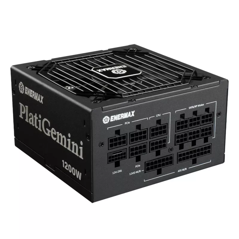 ENERMAX Barošanas bloks Platigemini 1200 W 80 Plus Platinum pilnībā modulārs ATX 3.1 un ATX12VO
