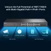 TP-Link Omada 24 portu 2.5GBASE-T un 4 portu 10GE SFP+ L2+ pārvaldāmais slēdzis ar 16 portu PoE+ un 8 portu PoE++