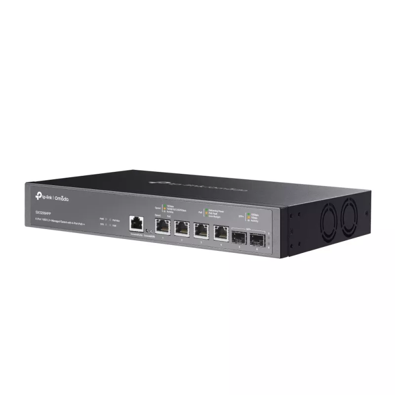 Pārvaldāms slēdzis TP-Link JetStream TL-SX3206HPP 6 portu 10GE L2+ 4 portu PoE++