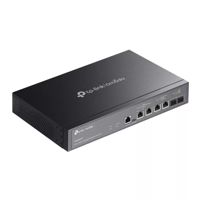 Pārvaldāms slēdzis TP-Link JetStream TL-SX3206HPP 6 portu 10GE L2+ 4 portu PoE++