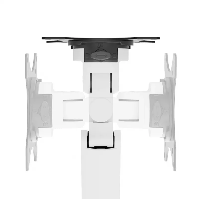 Neomounts DS70-250WH1 monitora kronšteins 17-35 collas - gāzes atspere - Topfix - 180° aizturis